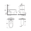 Pace Hygienic Flush BTW Toilet Suite - Image 2