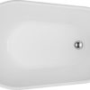 Cosmo Freestanding Bath with Integrated Overflow White - Image 4