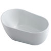 Cosmo Freestanding Bath with Integrated Overflow White - Image 3