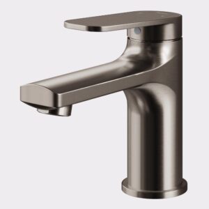 Pace 2.0 Basin Mixer Gun Metal - Lead Free