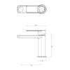 Kibo Basin Mixer - Chrome - Image 2