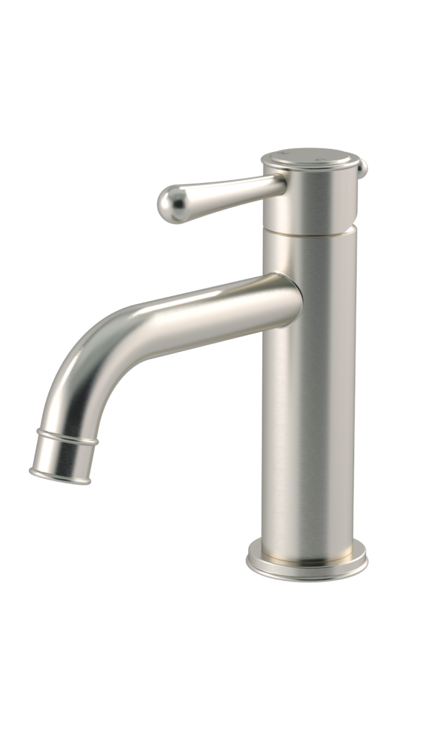 Harrington Short Basin Mixer Brushed Nickel