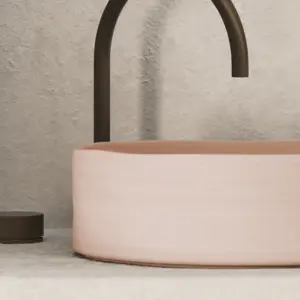 Slip Basin Surface Mount Pastel Blush Pink