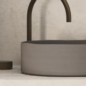 Slip Basin Surface Mount Mid Tone Grey