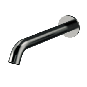Axus Round Wall Mounted Spout 220mm Brushed Gun Metal