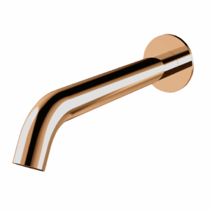 Axus Round Wall Mounted Spout 220mm Rose Gold