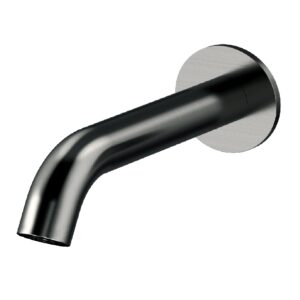 Axus Round Wall Mounted Spout 150mm Spout Brushed Gun Metal