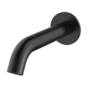 Axus Round Wall Mounted Spout 150mm Spout Matte Black