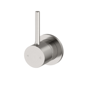 Axus Pin Lever Shower or Bath Mixer Lever Up Brushed Nickel