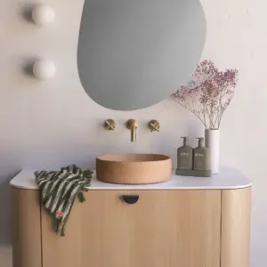 Slip Basin Surface Mount Pastel Peach