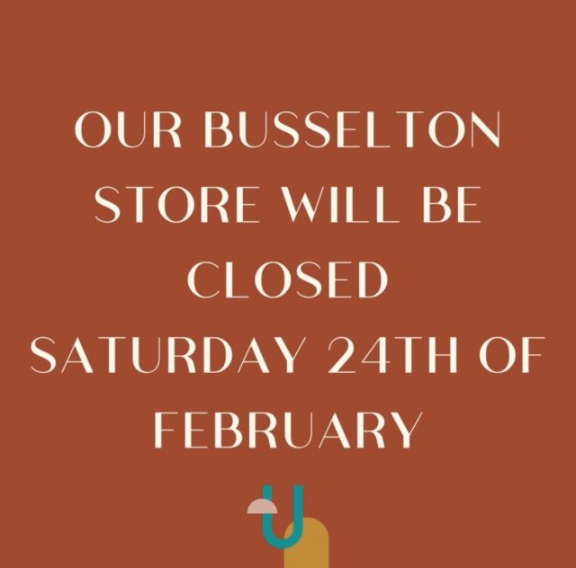 Due to staffing shortages we are closing our Busselton showroom this Saturday the 24th of February. Bunbury will be open as normal if there is anything you need, thankyou 🧡