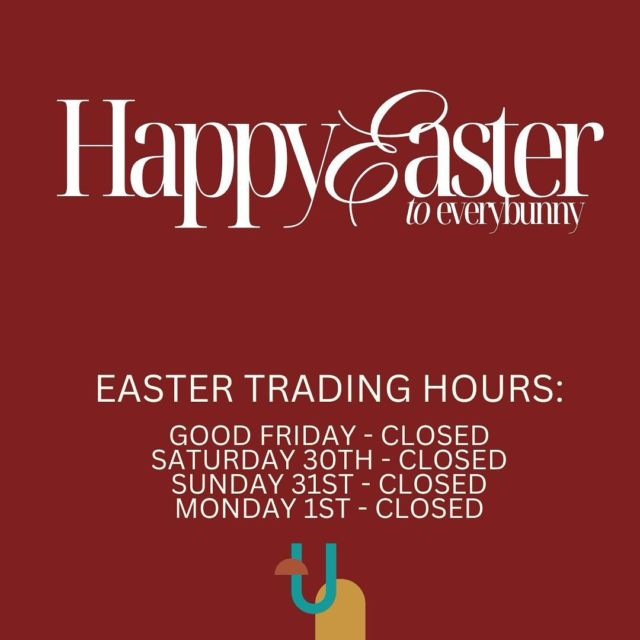 Wishing all our clients past and present, a very Happy Easter and holiday period, we will be taking a short break over the period and both our Bunbury and Busselton stores will be closed. We’ll be back on Tuesday the 2nd of April ☺️